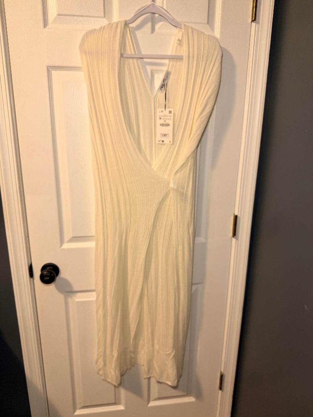 ZARA flowy wrap beach cover up